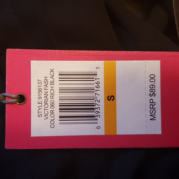 Vince Camuto Black V Neck top - Picture 8 of 9